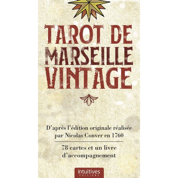 Tarot de Marseille - Tarot Divinatoire avec Livret & E-Book Explicatif
