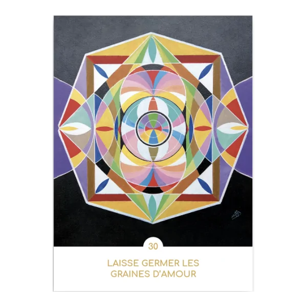 La Voie de la Géométrie sacrée 6 - Oracle divinatoire |Dans les Yeux de Gaïa - Carte 4