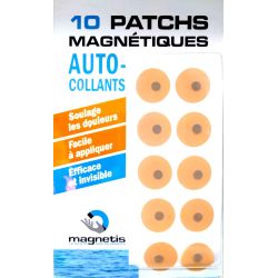 10 Patchs Magnétiques autocollants