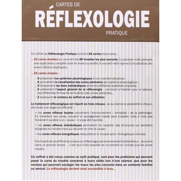 Cartes de Réflexologie pratique 2 - Bien-être & Médecine |Dans les Yeux de Gaïa - Résumé