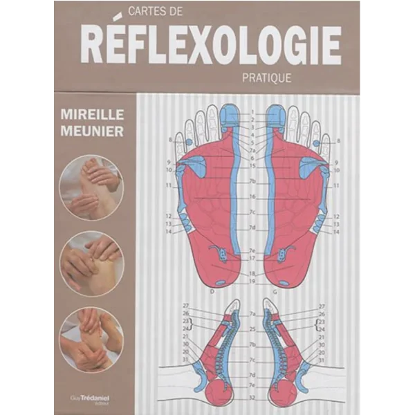 Cartes de Réflexologie pratique 1 - Bien-être & Médecine |Dans les Yeux de Gaïa - Couverture