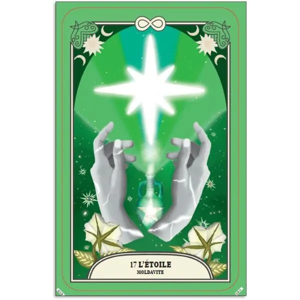 Le Tarot Magique des Cristaux 5 - Tarot divinatoire & minéraux |Dans les Yeux de Gaïa - Carte 4