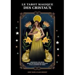 Le Tarot Magique des Cristaux 1 - Tarot divinatoire & minéraux |Dans les Yeux de Gaïa - Couverture