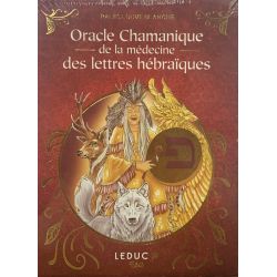 Oracle Chamanique des lettres hébraïques 1 - Chamanisme & divination |Dans les Yeux de Gaïa - Couverture