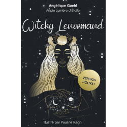 Witchy Lenormand - version pocket - Angélique Guehl - Couverture - Oracle - Cartomancie | Dans les Yeux de Gaïa