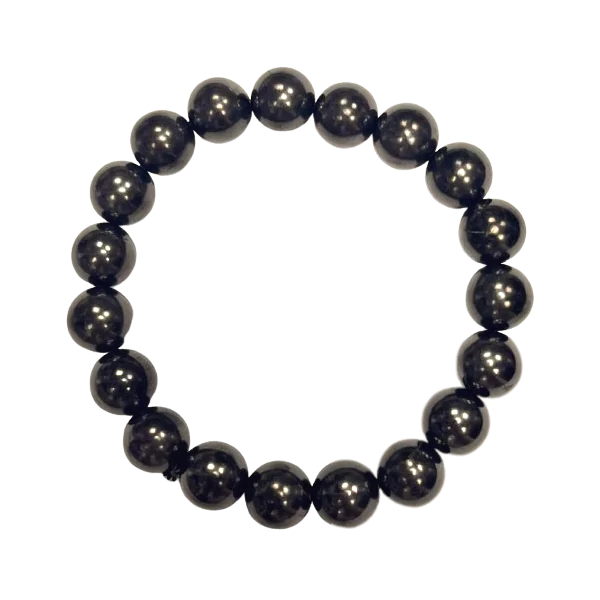 Bracelet en Shungite 10mm - 19 perles | Dans les Yeux de Gaïa