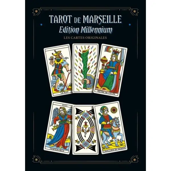 Tarot de Marseille Édition Millennium - cartes - Livre + Jeu | Dans les Yeux de Gaïa