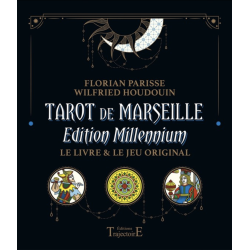 Tarot de Marseille Édition Millennium -  Couverture - Livre + Jeu | Dans les Yeux de Gaïa