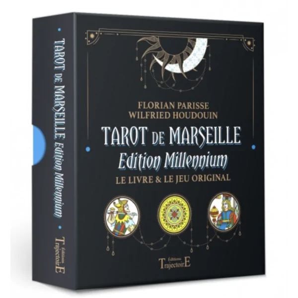 Tarot de Marseille Édition Millennium - tranche - Livre + Jeu | Dans les Yeux de Gaïa