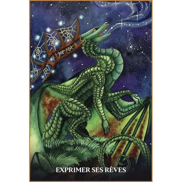L'Oracle des dragons cosmiques - Oracle guidance - créatures |Dans les Yeux de Gaïa - Carte 8