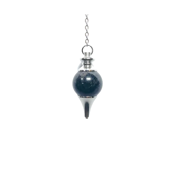 Pendule boule en Quartz Tourmaline | Dans les Yeux de Gaïa