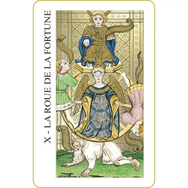Visconti Tarot carte X| Dans les Yeux de Gaïa