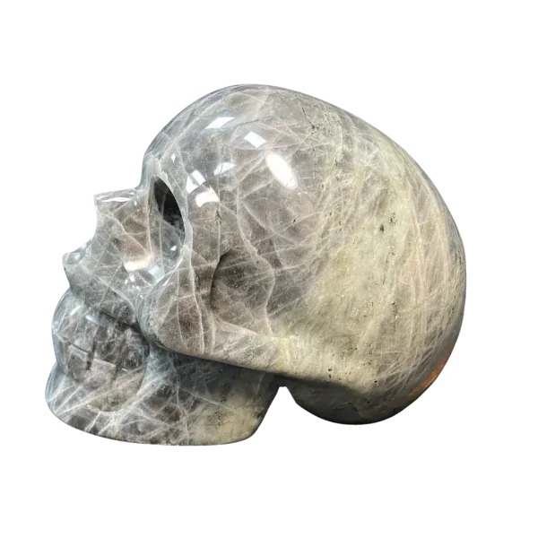 Crâne chamanique en Labradorite 8| Dans les Yeux de Gaïa