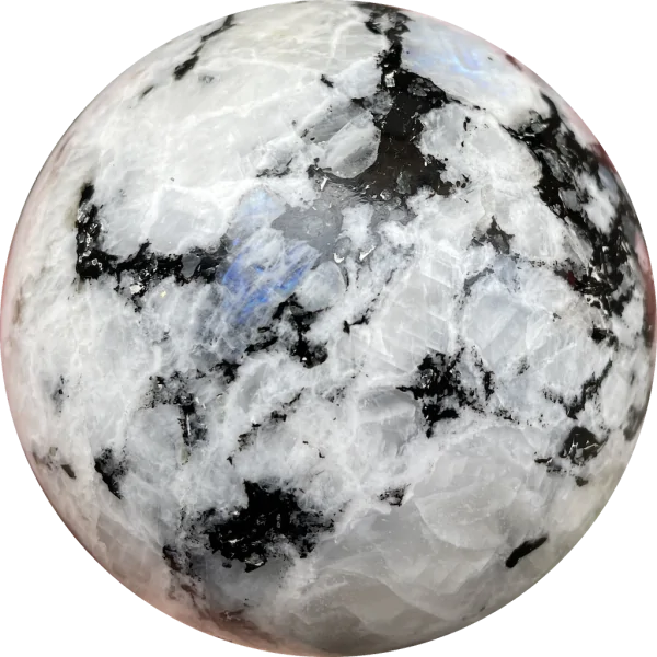 Sphère en Pierre de Lune 5| Dans les Yeux de Gaïa