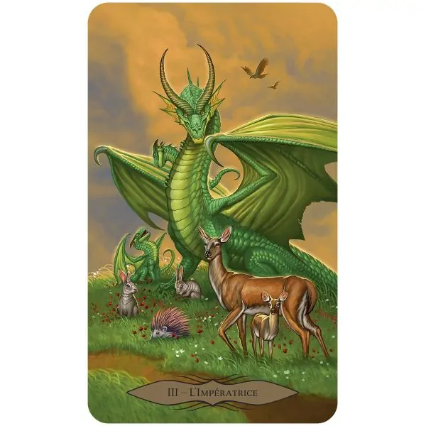 Carte 1 - Le tarot de la sagesse des dragons | Dans les Yeux de Gaïa