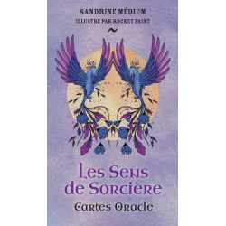 Les Sens de Sorcière - Couverture - Sandrine Médium | Dans les Yeux de Gaïa