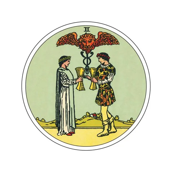Tarot Original 1909 - Cartes Rondes - Arthur E. Waite-Sasha Graham-Pamela C. Smith - Carte 3 | Dans les Yeux de Gaïa