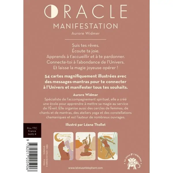 Oracle manifestation - dos | Dans les Yeux de Gaïa