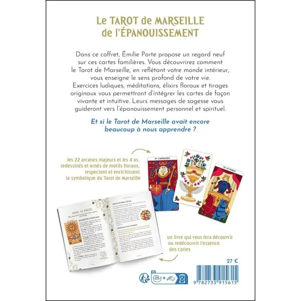 Le Tarot de Marseille de L'épanouissement - Coffret 2 | Dans les Yeux de Gaïa
