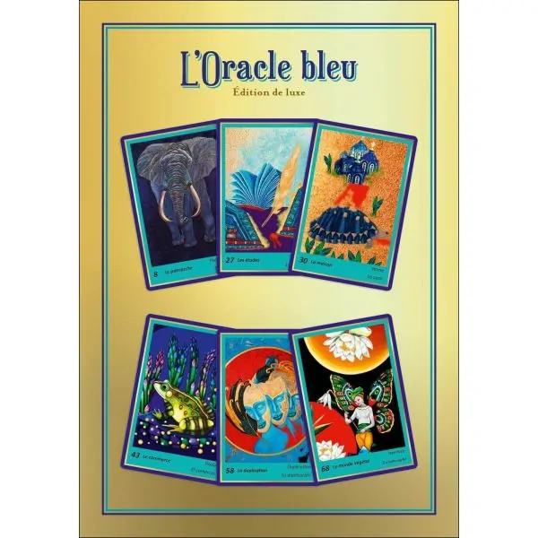 L'Oracle Bleu - Édition de Luxe cartes | Dans les yeux de Gaïa