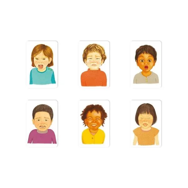 Tout-petit Montessori - Les émotions cartes | Dans les yeux de Gaïa