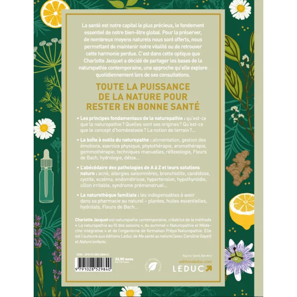 Ma Bible de la naturopathie - quatrième de couverture| Dans les Yeux de Gaïa