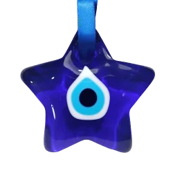 Nazar Boncuk - Oeil Bleu de Protection (Étoile) - Face 1 | Amulettes, talismans | Dans les yeux de Gaïa