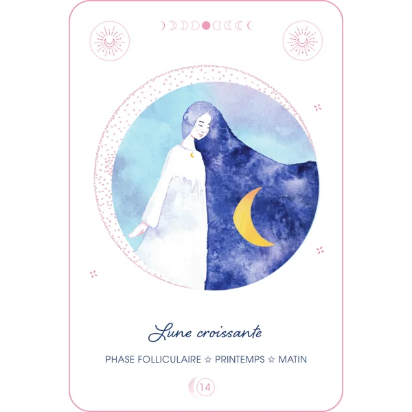 Oracle Magie de la Lune - Carte 2 | Cartomancie Thème Lune | Dans les yeux de Gaïa