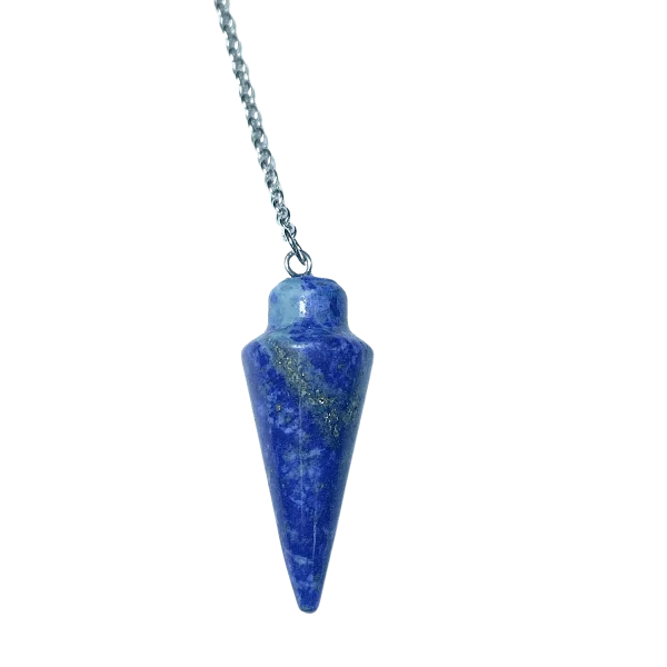Pendule cône en Lapis-Lazuli - 1 | Pendules de Radiesthésie | Dans les yeux de Gaïa
