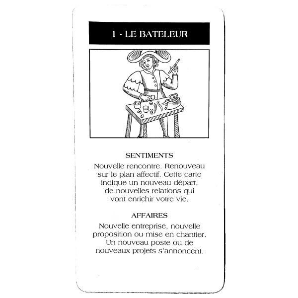 Tarot Le Gitan - Carte 1 | Dans les Yeux de Gaïa