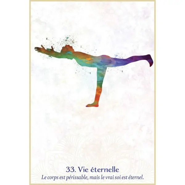 L'Oracle de la sagesse du Yoga - Carte 7 | Dans les Yeux de Gaïa