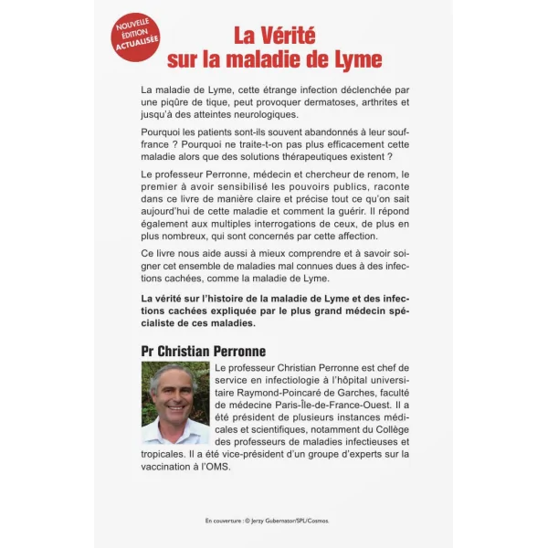 La Vérité sur la Maladie de Lyme - Pr. Christian Perronne dos | Dans les yeux de Gaïa