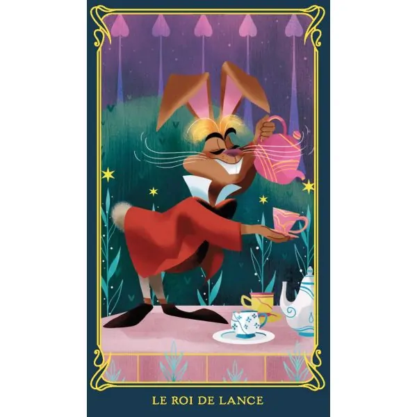 Tarot Alice aux pays des merveilles Disney - Le Roi de Lance| Dans Les Yeux de Gaïa