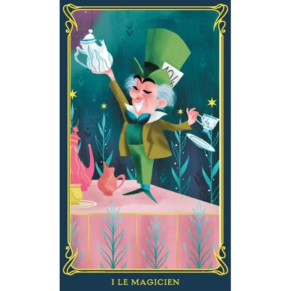 Tarot Alice aux pays des merveilles Disney - I Le Magicien | Dans Les Yeux de Gaïa