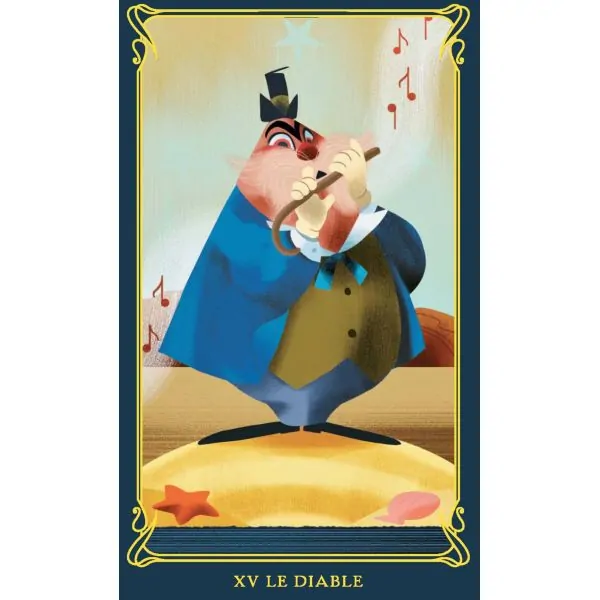 Tarot Alice aux pays des merveilles Disney - XV Le Diable | Dans Les Yeux de Gaïa