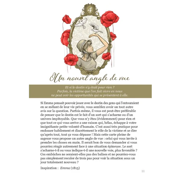 Oracle Jane Austen - explication de la carte un nouvel angle de vue | Dans les yeux de Gaïa