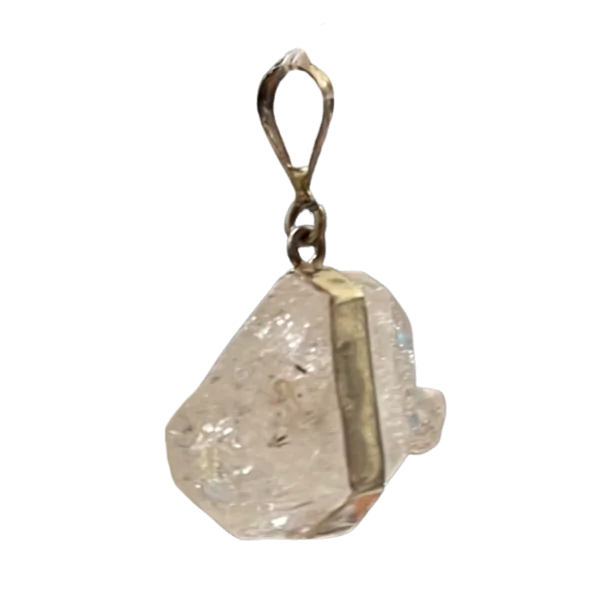 Pendentif Diamant de Herkimer DH4 - Clairvoyance | Dans Les Yeux de Gaïa