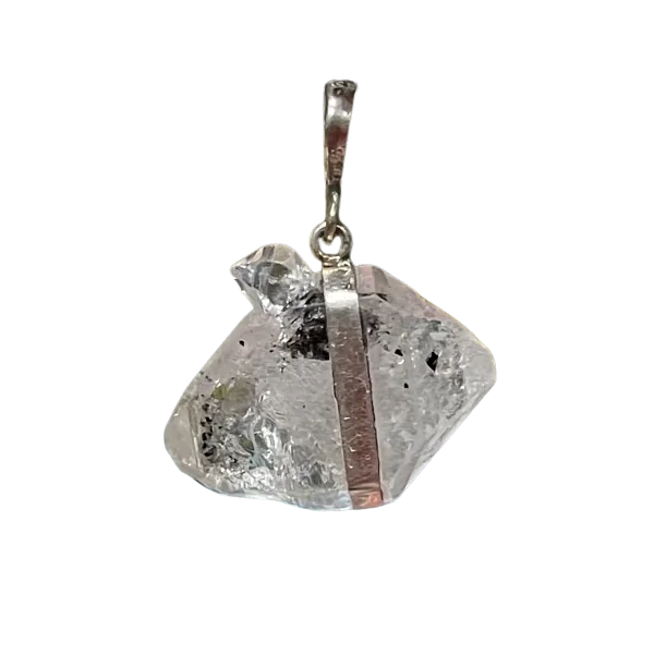 Pendentif Diamant de Herkimer DH5 - Lithothérapie | Dans les Yeux de Gaïa