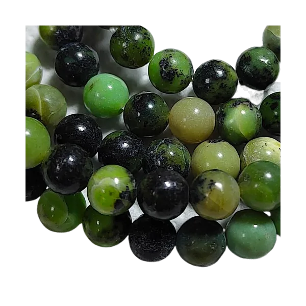 Bracelet en jade néphrite 6mm | harmonie | Dans les yeux de Gaïa