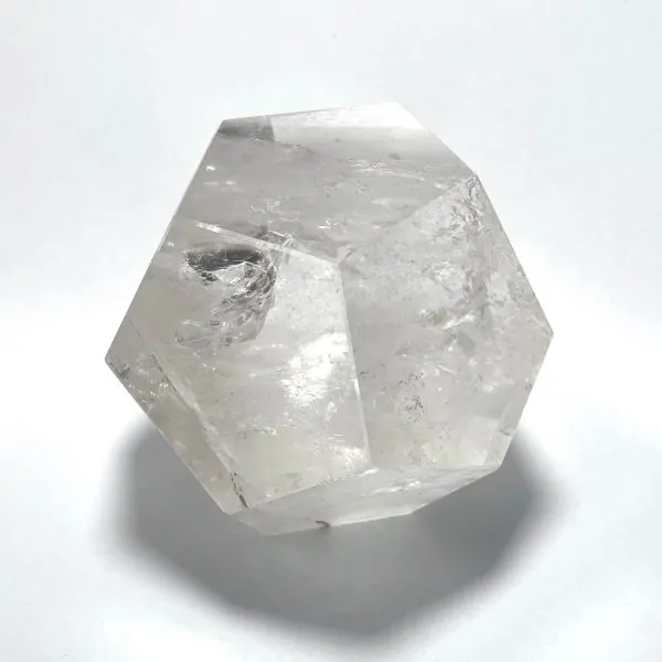 Dodécaèdre en Cristal de roche - clear quartz| Dans les Yeux de Gaïa
