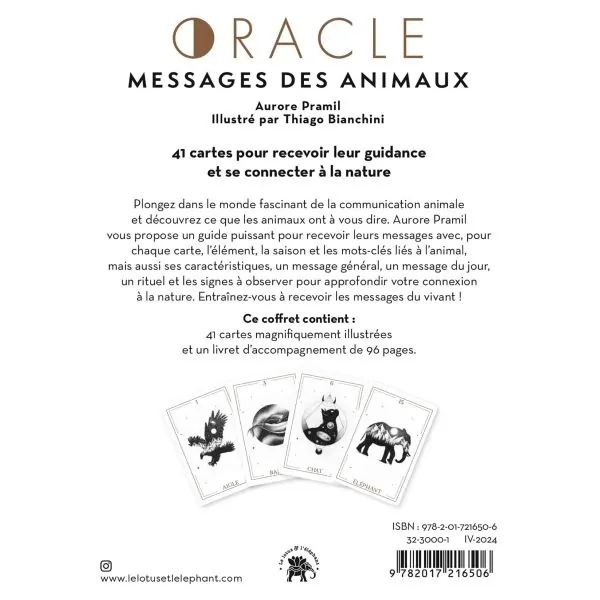Oracle Messages des animaux - Aurore Pramil résumé | Dans les Yeux de Gaïa