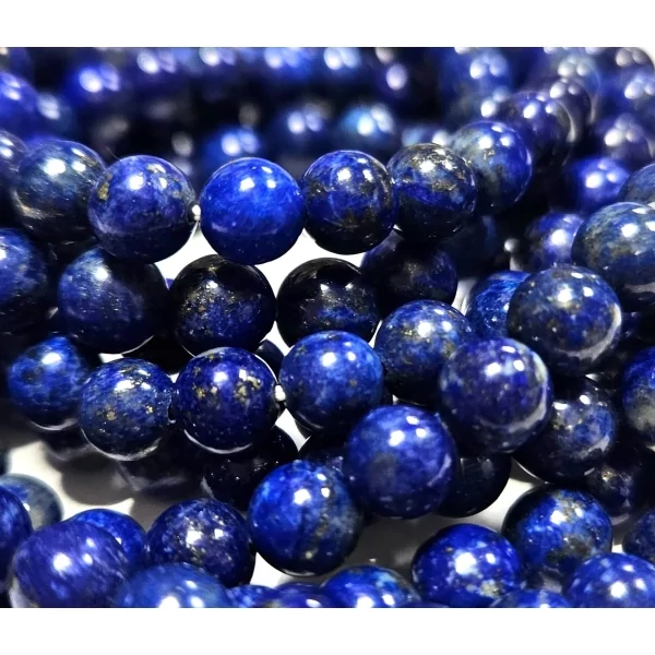 Bracelet Lapis-lazuli 6mm - paix| Dans les yeux de Gaïa