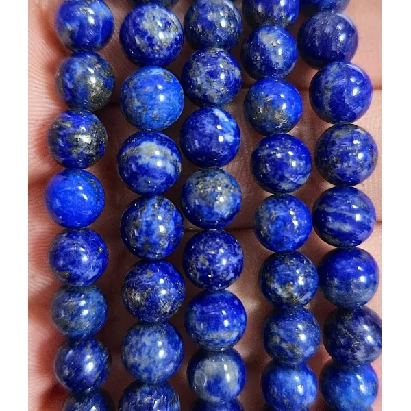 Bracelet Lapis-lazuli 6mm - bien-être | Dans les yeux de Gaïa