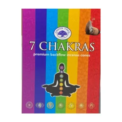 Encens en cônes 7 chakras - Green Tree - méditation|Dans les Yeux de Gaia