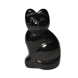Chat en Obsidienne dorée - Animal Totem |Dans les Yeux de Gaïa