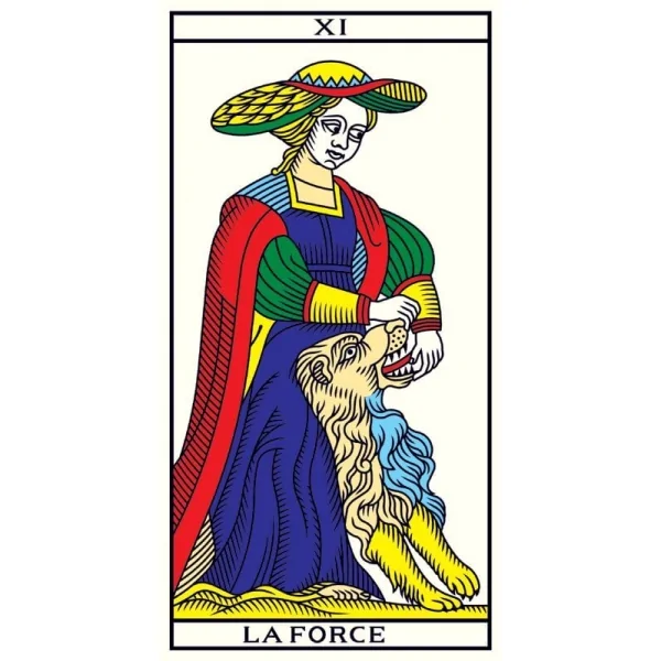 Tarot de Marseille edition millennium - La force| Dans les Yeux de Gaïa