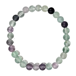 Bracelet fluorite 6mm - inspiration | Dans les yeux de Gaïa