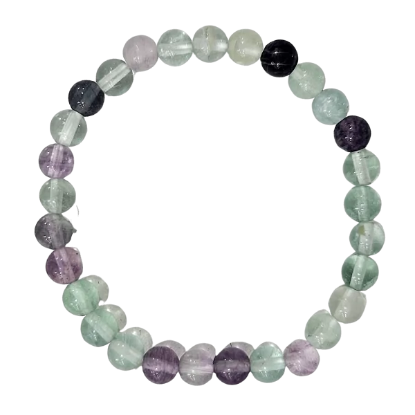 Bracelet fluorite 6mm - inspiration | Dans les yeux de Gaïa