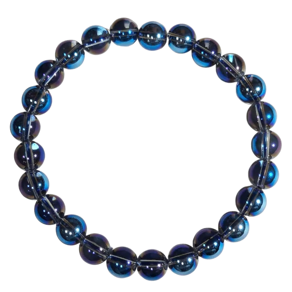 Bracelet Aqua Aura 8mm - Spiritualité | Dans les Yeux de Gaïa