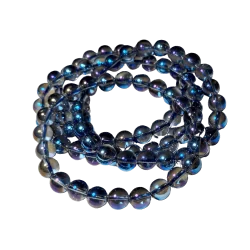 Bracelet Aqua Aura Foncée 8mm